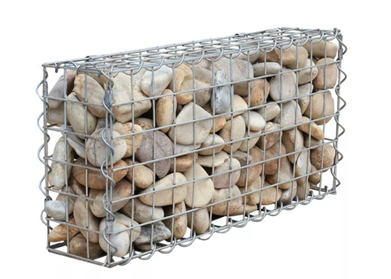 造る庭の塀のために満ちている装飾的な100x80x30cm溶接されたGabionの網の石