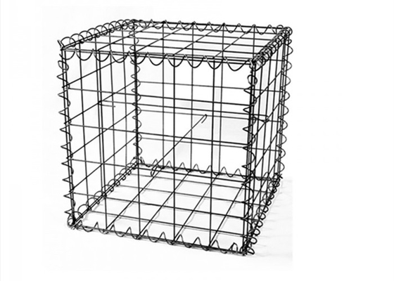 0.5mの幅1mの長さの石のバスケットの擁壁4x1x1mの溶接された網Gabion