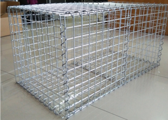 4.0x1.0x0.5M 3mの長さはGabionの網をDia 5つのMmの壁の庭のエッジング溶接した