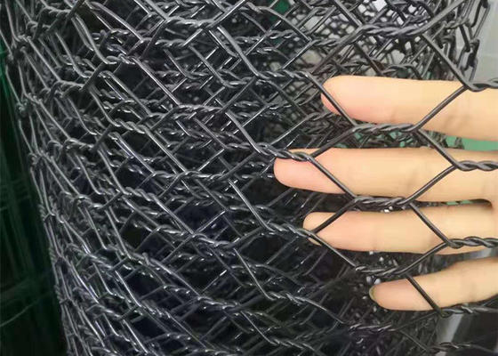 六角形の2.5mm Gabionの網のバスケットの50x60mm編まれた魚のおりの網