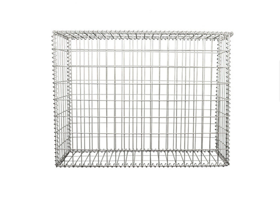 Galfanは溶接されたGabionの網4mmワイヤー200x100x50箱の擁壁に塗った