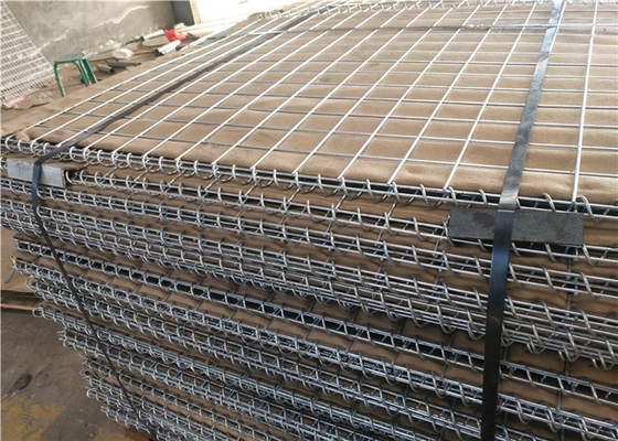軍の擁壁のための75mmの正方形の開始Hesco障壁によって溶接されるGabion