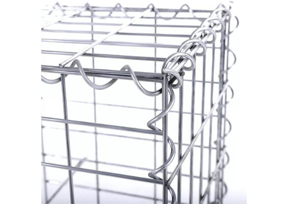 Diy 2x1x1mの溶接された網のGabionsの擁壁のバスケットの装飾的なおり