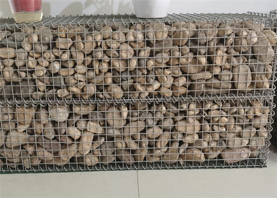塀の擁壁を設計するためのGalfan電流を通された50×50mm溶接されたGabionの網