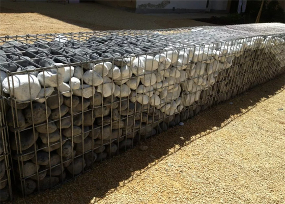 非常に電流を通された炭素鋼は建築工業の保護壁のためのGabionを溶接した
