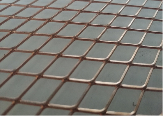 1.8mm Dia ISO 9001の銅の網シートを保護する拡大された金属線の網EMI