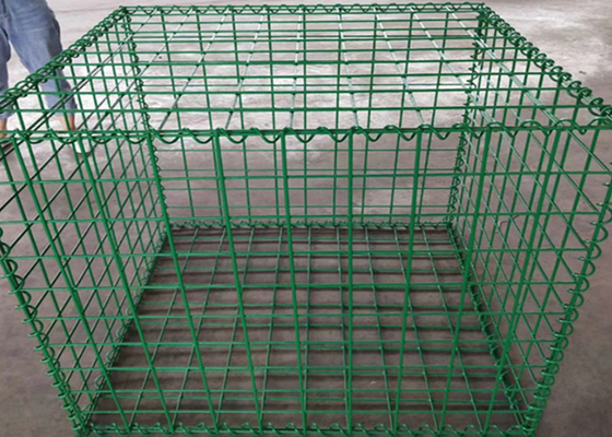高い抗張Duraの監視Gabionの護岸200*100*100はワイヤー擁壁を溶接した