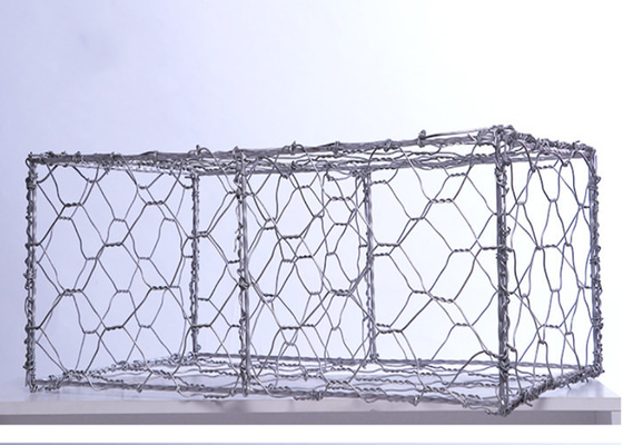 石3.05mm六角形のGabionのバスケット3x1x1m 8*10cm