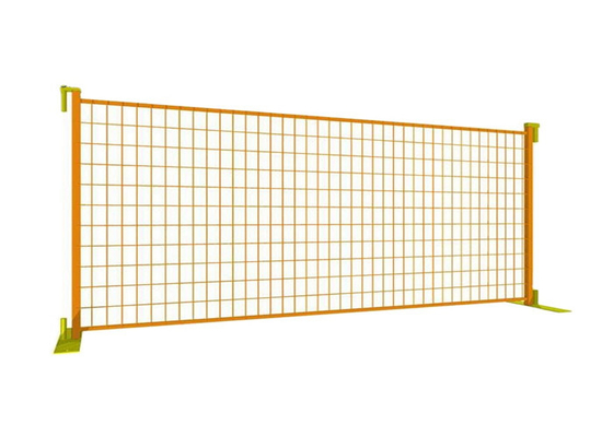 6ftx10ftの一時的な構造の塀のパネルは粉上塗を施してあるカナダに電流を通した